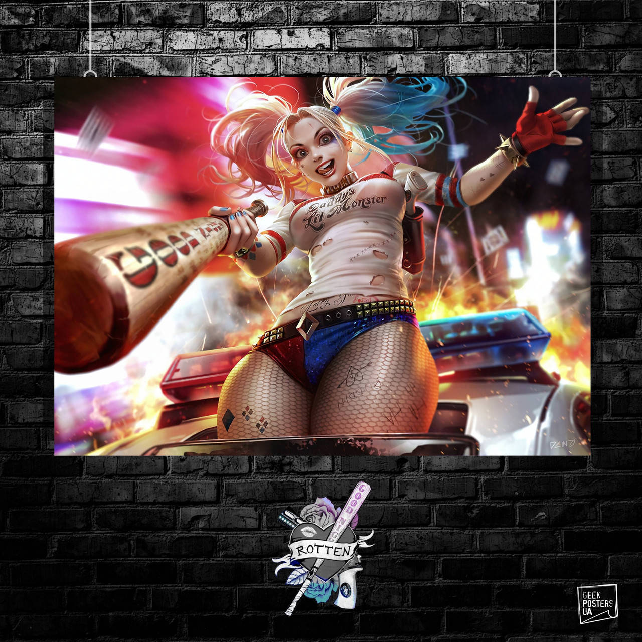 

Постер Харли Квинн, Harley Quinn. Размер 60x42см (A2). Глянцевая бумага