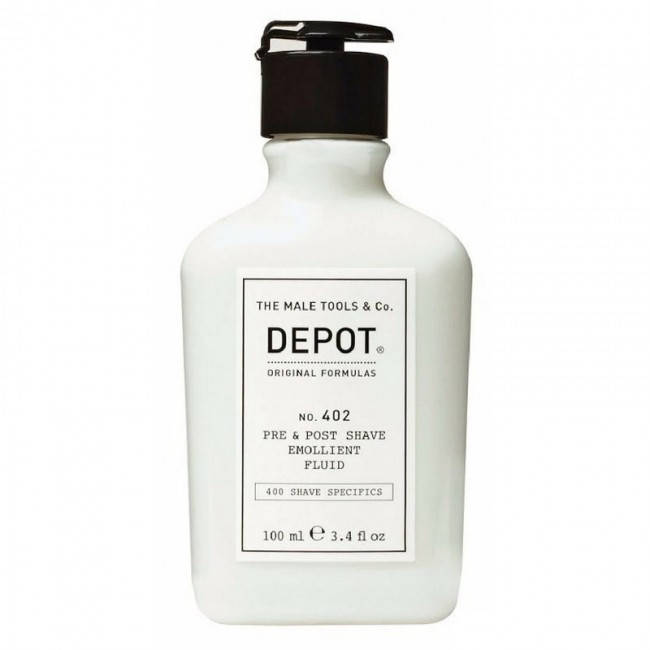 

Смягчающая жидкость до и после бритья Depot 402 Shave Specifics Pre & Post Shave Emollient Fluid 100ml