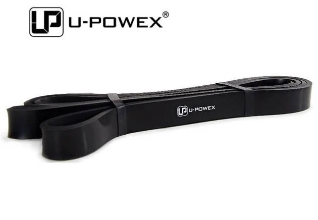 

Поштучно. Резиновая фитнес петля для подтягивания Черная Петли для спорта U-Powex