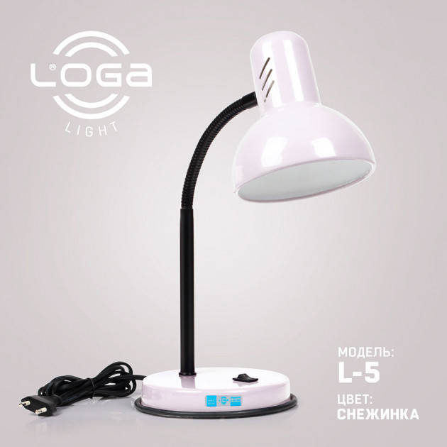

Настольная лампа ТМ LOGA Light L-5 "Снежинка", Белый