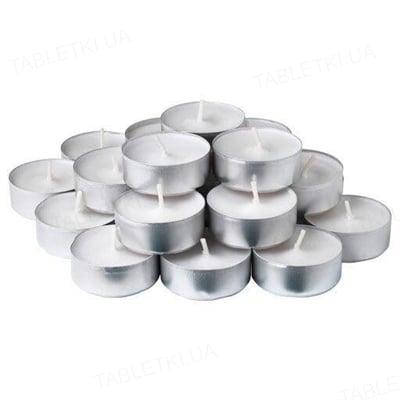 

Чайная свеча tealight Bolsius 4 час 30 шт, Белый