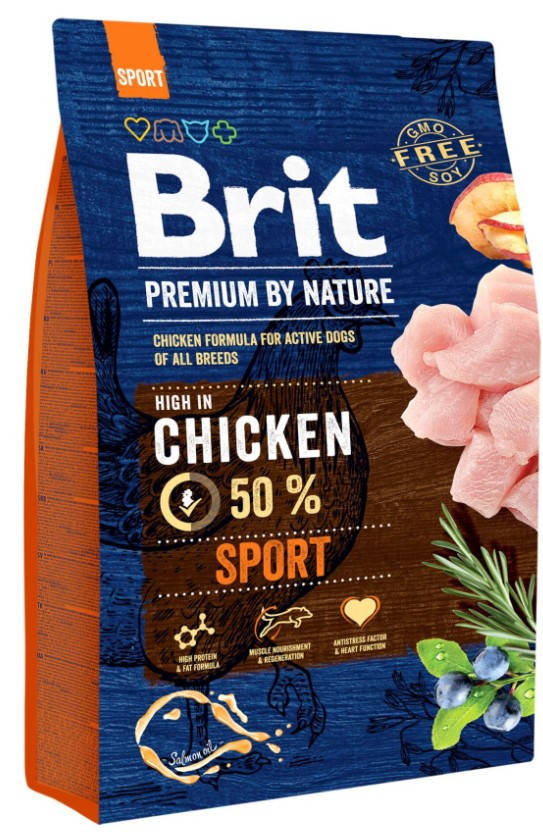 

Brit Premium Sport 3кг корм для собак с высокой активностью