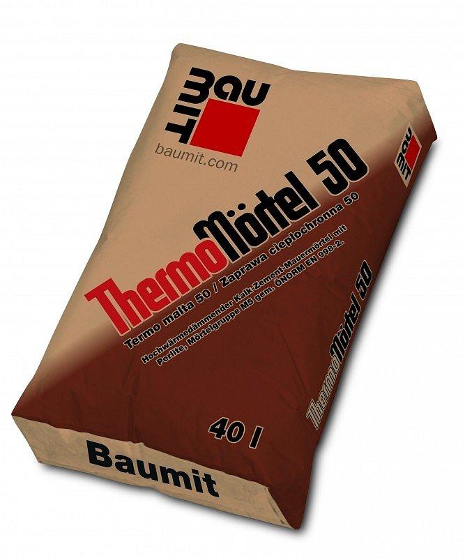 Baumit Termomortel 50 теплый раствор для керамических блоков - фото 1 - id-p525604213
