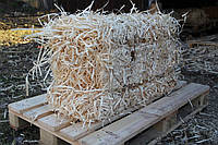 Стружка древесная для декора и упаковки, тюк 20 кг(древесная шерсть, деревянная стружка)