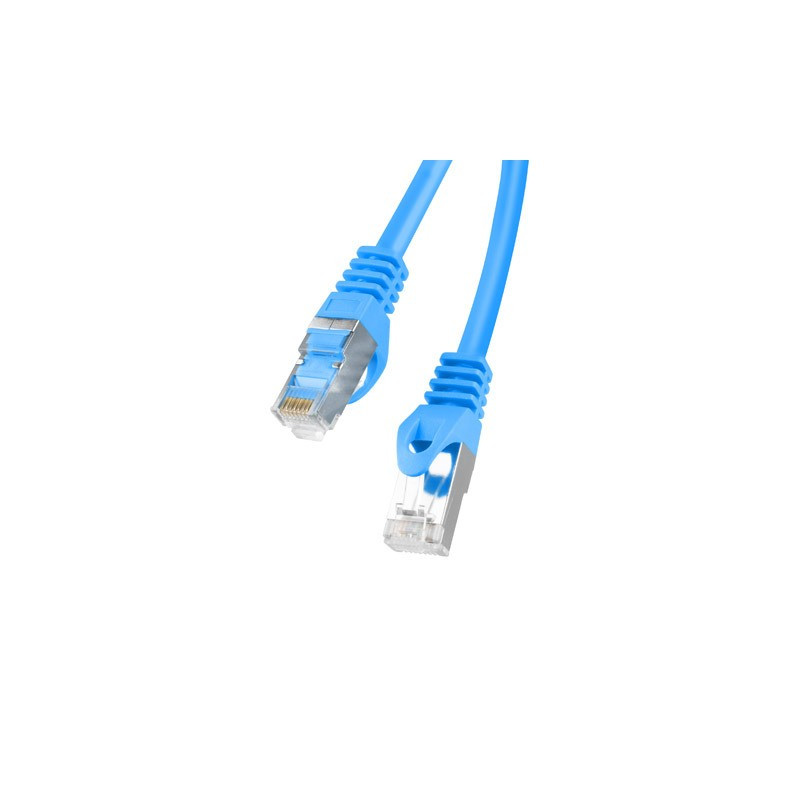 Патчкорд - сетевой кабель Ethernet 10м cat.6 FTP, синий, Lanberg, фото 1
