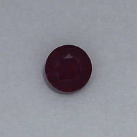 Рубин рожевий круг 10 мм. 4,80 карат