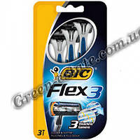 Станки для гоління flex 3 comfort блістер "Bic", 3 шт