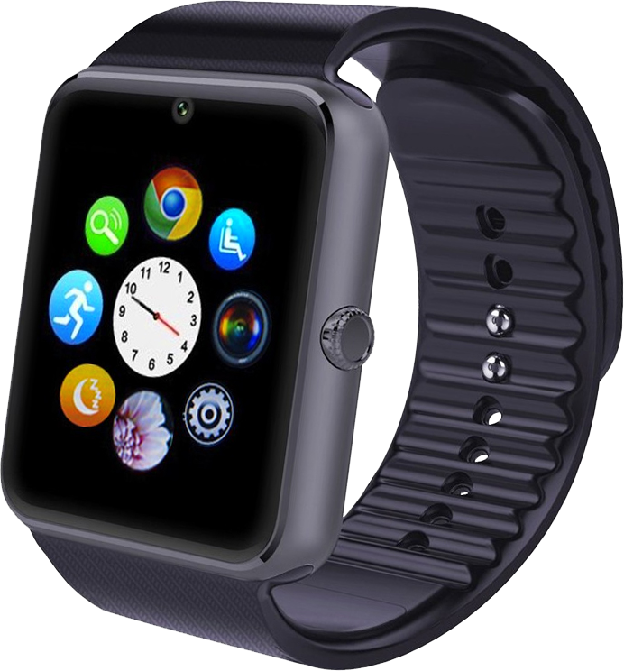 Розумний годинник Smart Watch GT08, Чорний, Срібло, Золото, Смарт-годинник uWatch GT08, Gold, Black, Silver