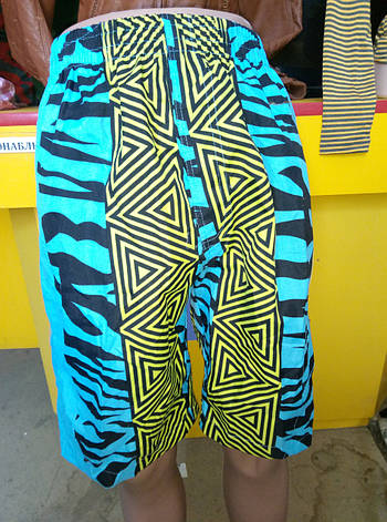 Шорти чоловічі з поясом на гумціWELGEBAO, фото 1