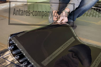 Монтаж инфракрасной пленки HEATING FILM