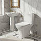 Devit BASIC Унітаз-компакт обідковий з кришкою soft-close, білий глянець - фото 3 - id-p3192212890