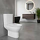 Devit Basic Round Унітаз-компакт безобідковий з кришкою soft-close, білий - фото 2 - id-p3192212922