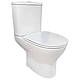 Devit Basic Round Унітаз-компакт безобідковий з кришкою soft-close, білий - фото 1 - id-p3192212922