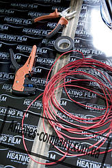 Монтаж инфракрасной пленки HEATING FILM 14