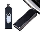 Електронна USB-запальничка, електронна запальник Чорний колір, фото 4