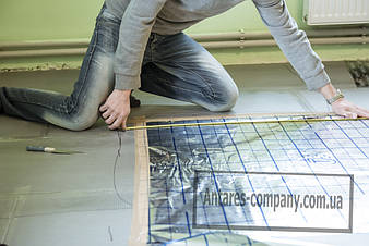 Монтаж инфракрасной пленки HEATING FILM 22