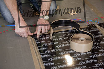 Монтаж инфракрасной пленки HEATING FILM 27