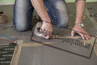 Монтаж инфракрасной пленки HEATING FILM 28