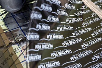 Монтаж инфракрасной пленки HEATING FILM 31