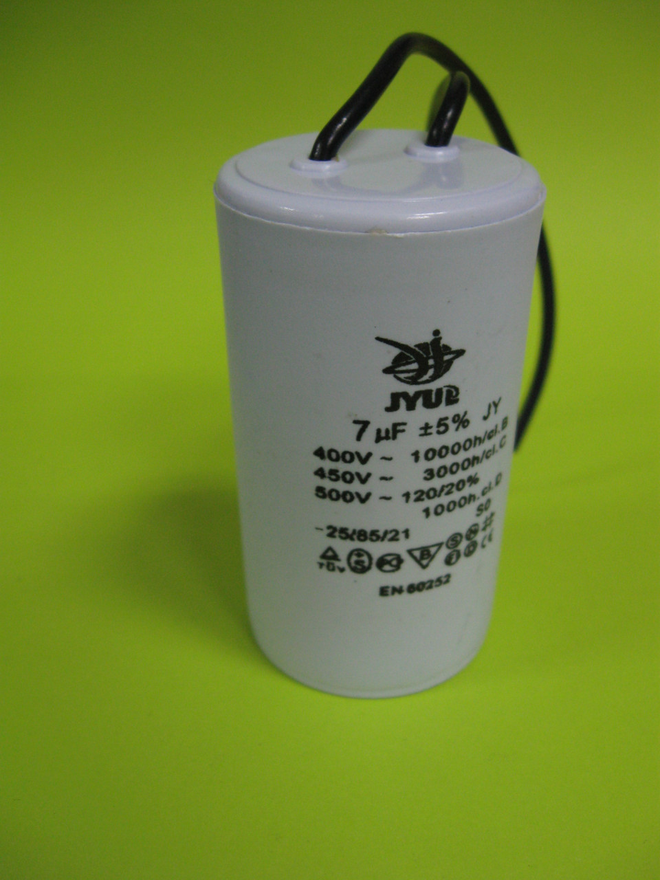 Пусковий Конденсатор CBB-60 7uF 450VAC 30*60 Гнучкі висновки JYUL