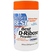 Doctors Best, Порошок Best D-Ribose Powder, 250 г (8,8 унції)