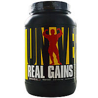 Universal Nutrition, Real Gains, средство для прибавления веса, со вкусом шоколадного мороженого, 3.8 фунта (1.73 кг)