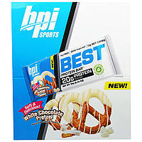 BPI Sports, Best Protein Bars, White Chocolate Pretzel, 12 Bars, 2.43 oz (69 g) Each