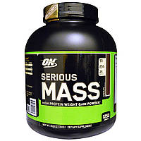 Optimum Nutrition, Serious Mass,High Protein Gain Powder, Chocolate, 6 lbs (2.72 kg)