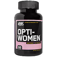 Optimum Nutrition, Opti-Women, Система оптимізації живлення, 60 капсул