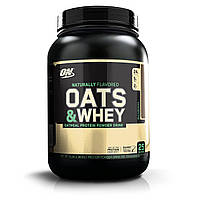 Optimum Nutrition, Oats & Whey Protein Powder Drink Mix, Milk Chocolate, 3 lbs (1,36 kg)