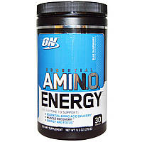 Optimum Nutrition, Енергетична добавка з незамінними амінокислотами, Блакитна малина, 0,6 фунтів (270 г)