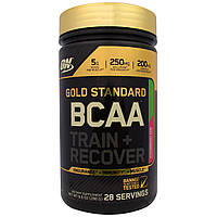 Optimum Nutrition, Золотой стандарт BCAA, комплекс аминокислот с разветвленными боковыми цепями (BCAA) для тренировки и восстановления со вкусом