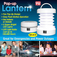 Портативний складаний ліхтар-лампа Pop up lantern