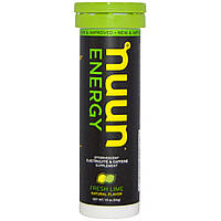 Nuun Hydration, Енергія, Свіжий лайм, 10 таблеток, 1,9 унцій (54 м)
