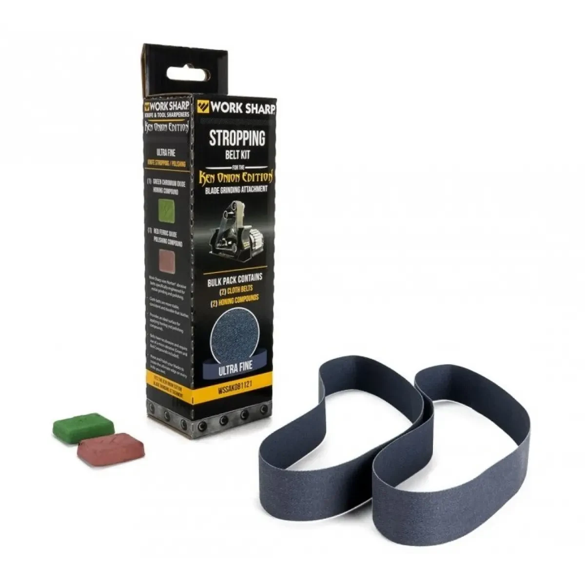 Work Sharp 2 тканинних ременя для WSKTS-KO+зелена паста "chromium oxide "+червона паста "ferric oxide" Сделай это - Vdalo