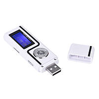 Mp3 плеєр + USB (на вбудованому акумуляторі) Білий