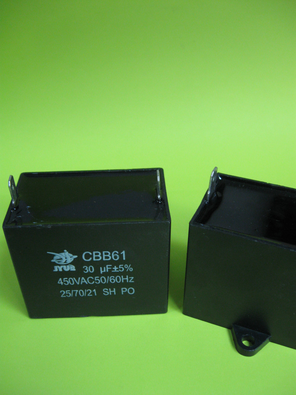 Пусковий Конденсатор CBB-61 30uF 450VAC на клемах 6,3 мм JYUL