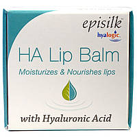 Hyalogic LLC, Episilk, бальзам для губ HA Lip Balm з гіалуронової кислотою, 14 г (0,5 рідких унцій)
