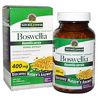 Босвеллия (Boswellia), 400 мг, Natures Answer, 90 капсул вегетаріанських