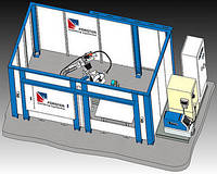 Роботизированная сварочная ячейка Nr. 20141 Установка с двумя станциями сварки (неподвижные столы)