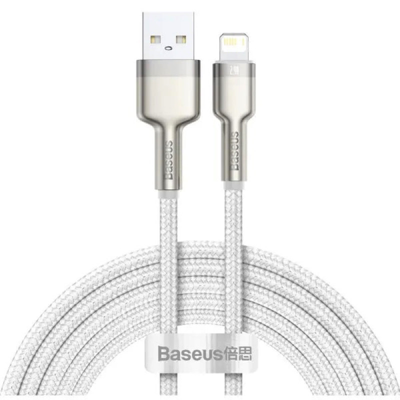 Кабель Baseus Cafule Series Metal Data Cable USB to IP. White ( ), фото 1