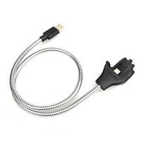 USB Шнур металлический ладон ( palms cable/MICRO/IPHONE)