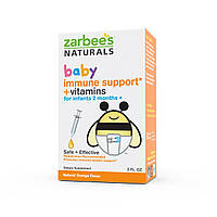 Zarbees, Baby, Поддержка иммунитета + Vвитамины, натуральный апельсиновый вкус, 2 жидких унции