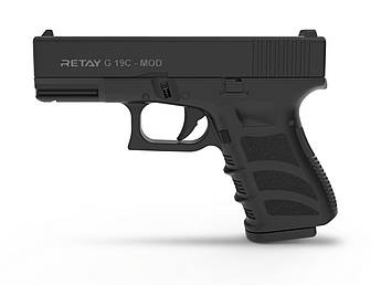 Пістолет стартовий Retay G 19C (Black) 9мм 14-зарядний