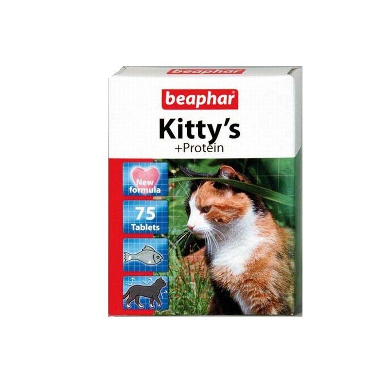 Kitty's + Protein витаминизированные лакомства с протеином и рыбой для кошек Beaphar - фото 2 - id-p525972142