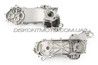 Картер 4T GY6 50 на китайський скутер 139QMA/139QMB (ліве) (12 колесо) KOMATCU