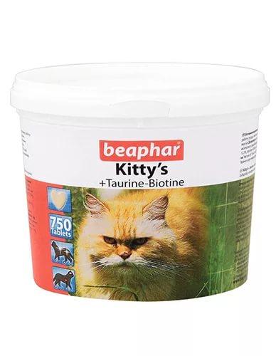 Kitty's + Taurine + Biotine витаминизированные лакомства с биотином и таурином для кошек Beaphar - фото 2 - id-p525972569