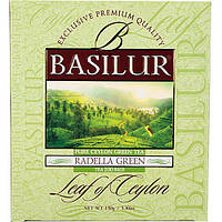 Чай зелений Basilur колекція Лист Цейлону Раделла 100х1,5г