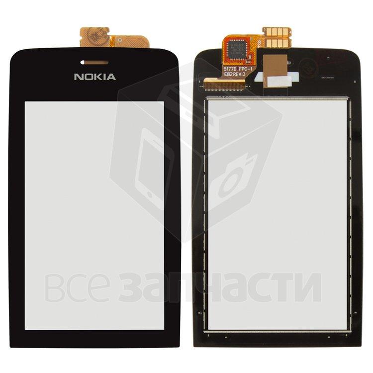 Сенсорний екран для мобільних телефонів Nokia 310 Asha, чорний