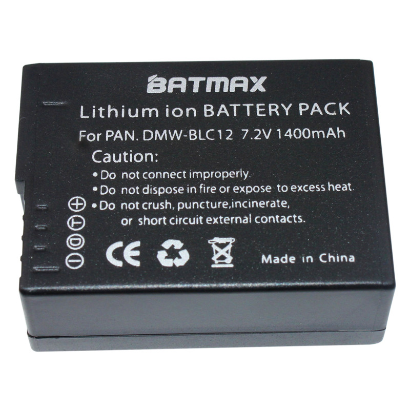Аккумулятор Panasonic DMW-BLC12E (BATMAX) 1400mAh - фото 2 - id-p525974361